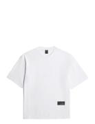 Badge Boxy R T Tops T-shirts Short-sleeved White G-Star