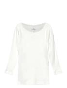 Nmfkab Ls Top Noos Tops T-shirts Long-sleeved T-shirts White Name It