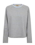 Mmlidy O-Ls Mélange Sweatshirt Tops T-shirts & Tops Long-sleeved Grey ...